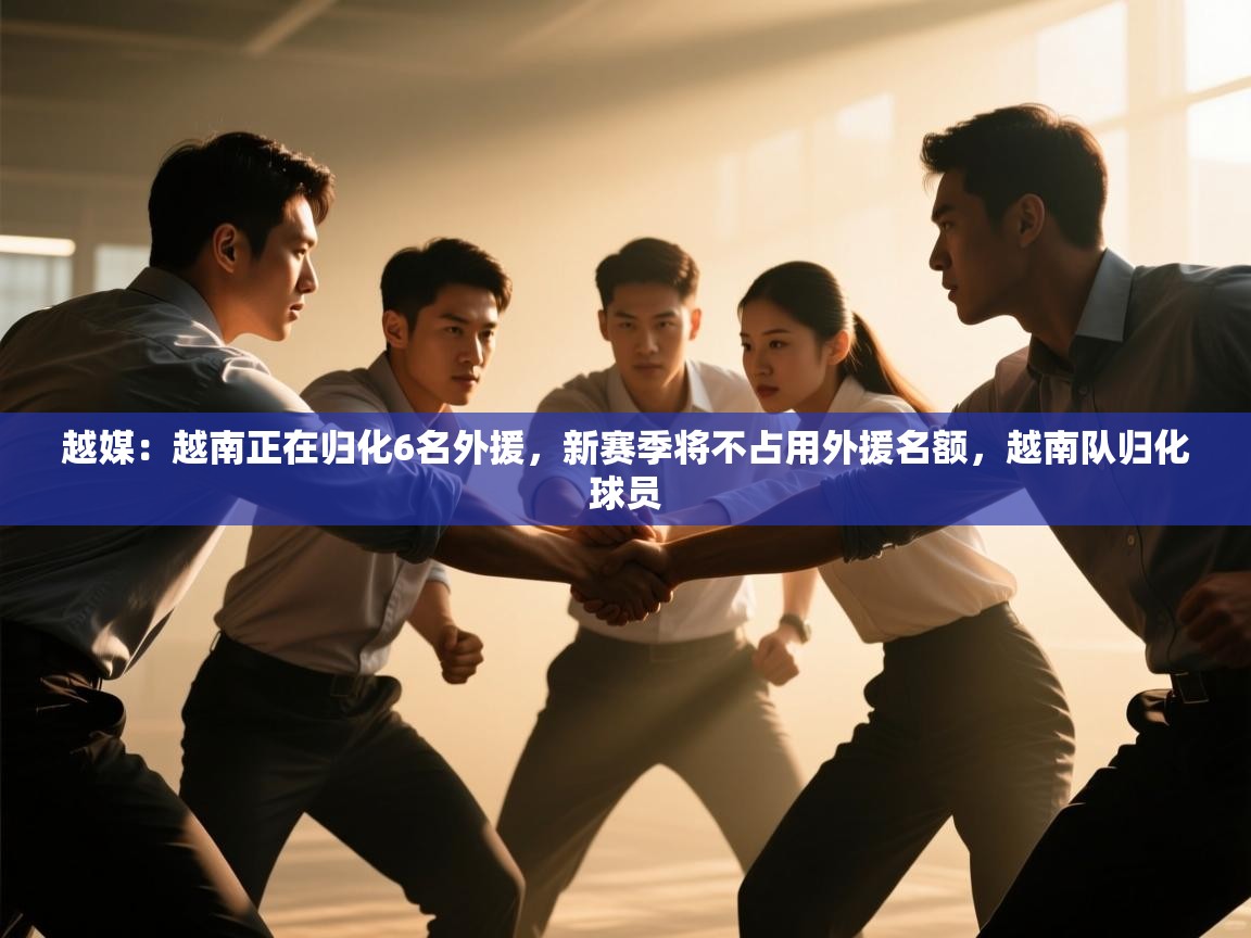 爱游戏体育娱乐罗马赞助商-越媒：越南正在归化6名外援，新赛季将不占用外援名额，越南队归化球员